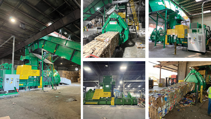 Balers installed in 2023 - Van Dyk Recycling Solutions 2023 major projects