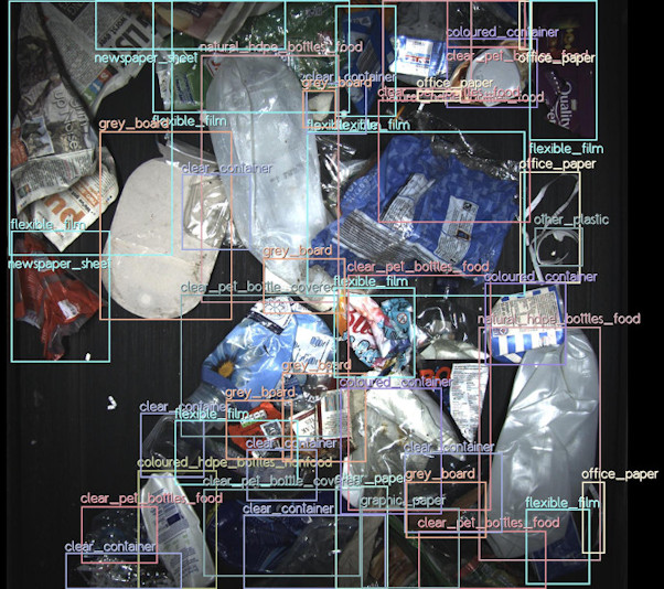vdrs artificial intelligence product identification for waste sorting