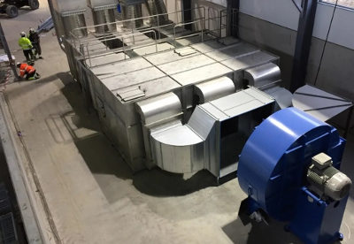Centriair industrial odor control installation_van dyk recycling solutions