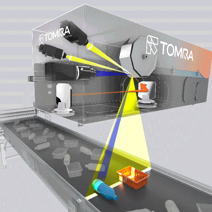 TOMRA Flying beam technology
