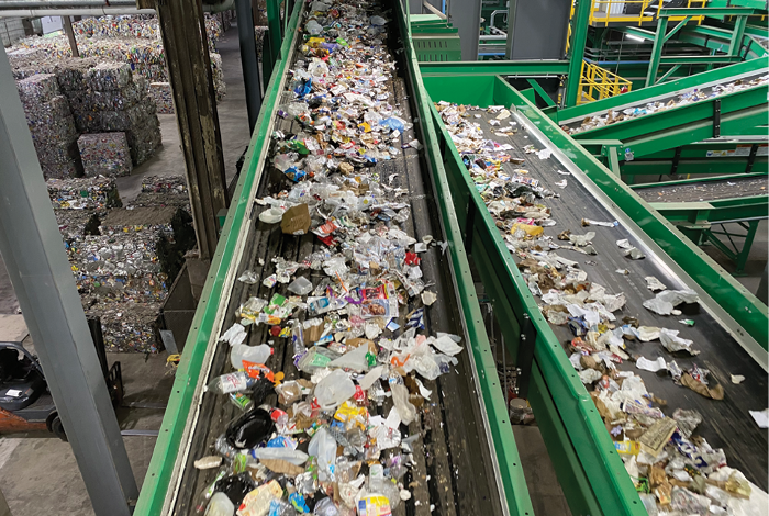 Murphy Road Recycling, Enfield, CT, All American MRF rebuild with systems designed and installed by Van Dyk Recycling Solutions, Norwalk, CT