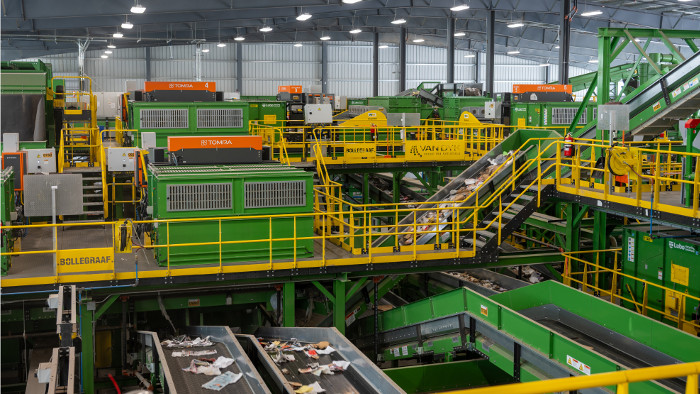 State of the Art Single Stream Facilities - Van Dyk Recycling Solutions